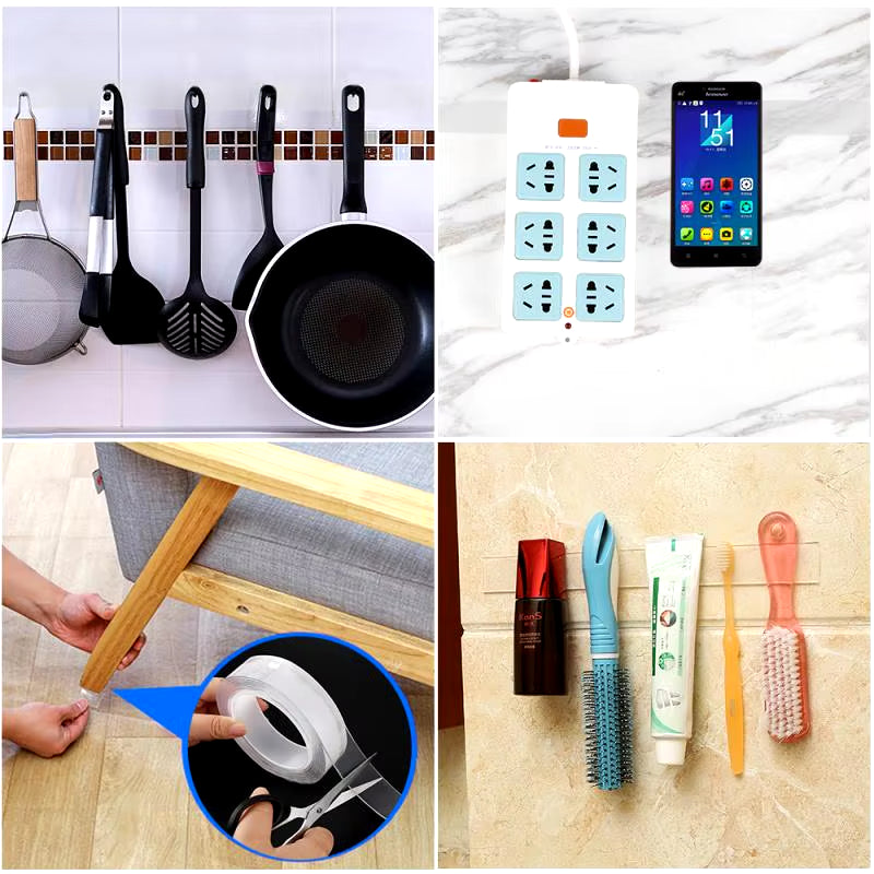 Ultra-Strong Double Sided Adhesive Monster Tape Home Appliance Waterproof Wall Stickers Home Improvement Resistant Tapes